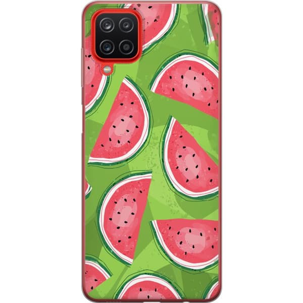 Kompatibelt Mobilskal till Samsung Galaxy A12 Vattenmelon