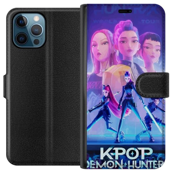 Kompatibelt Plånboksfodral till Apple iPhone 12 Pro Docka KPop Demon Hunters anime karaktär