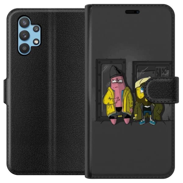 Kompatibelt Plånboksfodral till Samsung Galaxy A32 5G Spongebob
