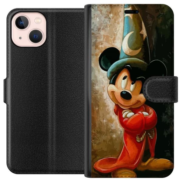 Kompatibelt Plånboksfodral till Apple iPhone 13 mini Musse Pigg