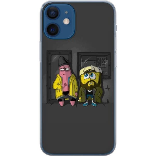 Kompatibelt Mobildeksel til Apple iPhone 12 Spongebob