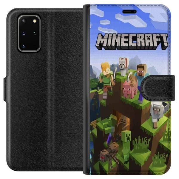 Kompatibelt Plånboksfodral till Samsung Galaxy S20+ Minecraft