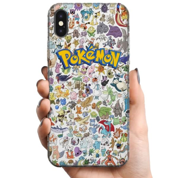 Kompatibelt Mobildeksel til Apple iPhone X Pokemon