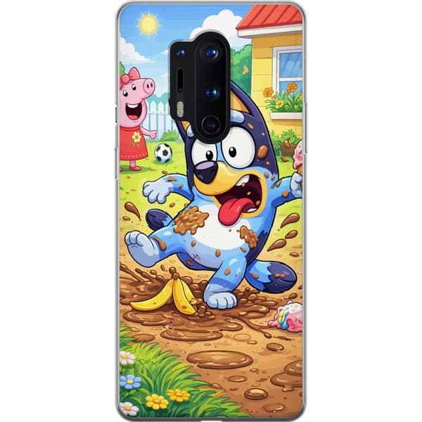 Kompatibelt Mobildeksel til OnePlus 8 Pro Blåy