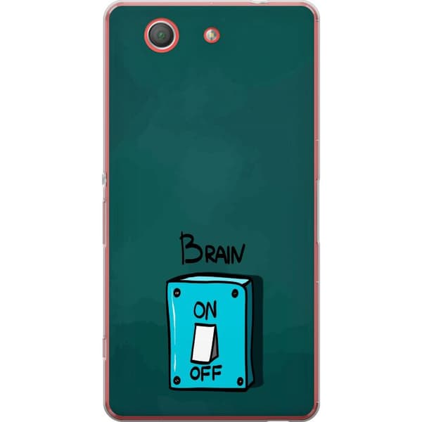 Yhteensopiva Puhelinkuori Sony Xperia Z3 Compact Brain On Off