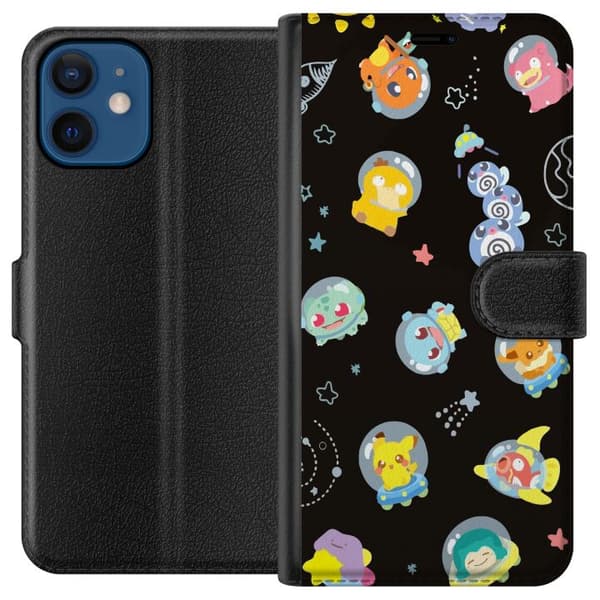 Kompatibel Tegnebogsetui til Apple iPhone 12 Pokemon