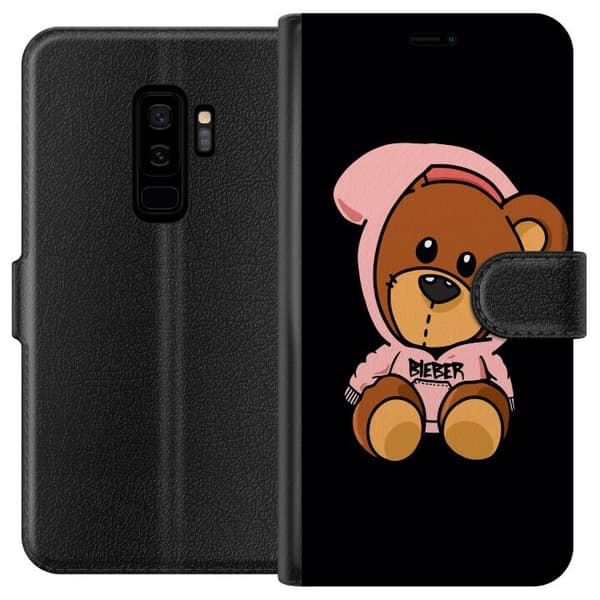 Kompatibel Tegnebogsetui til Samsung Galaxy S9+ Teddybjørn Bieber