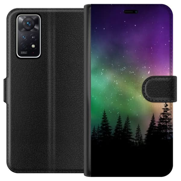 Kompatibelt Plånboksfodral till Xiaomi Redmi Note 11 Pro 5G Northern Lights