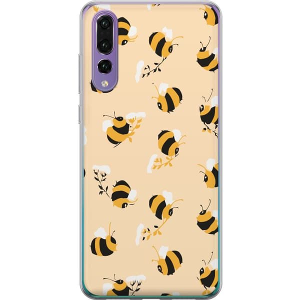 Kompatibelt Mobildeksel til Huawei P20 Pro Binkle Bee Mønster