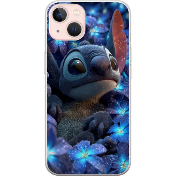 Kompatibelt Mobildeksel til Apple iPhone 13 Stitch Blant Blomster