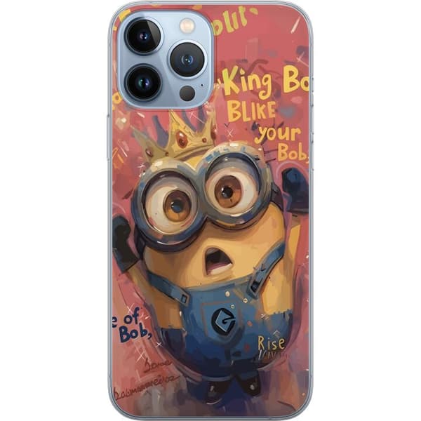 Kompatibelt Mobilskal till Apple iPhone 13 Pro Max Minion Med Krona