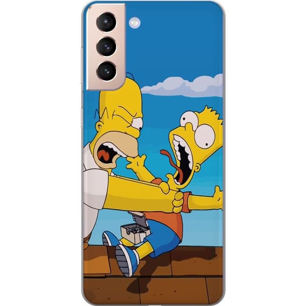 Kompatibelt Mobildeksel til Samsung Galaxy S21 The Simpsons