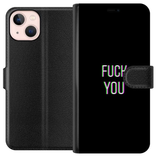 Kompatibelt Plånboksfodral till Apple iPhone 13 mini FUCK YOU *