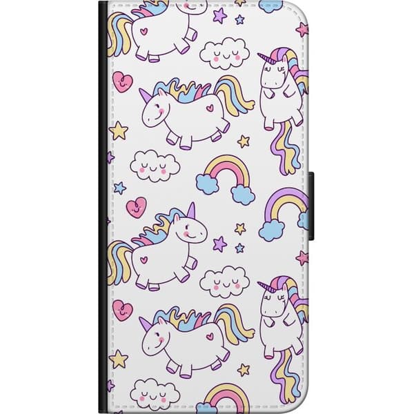 Kompatibel Tegnebogsetui til OnePlus 7T Pro Unicorn Mønster
