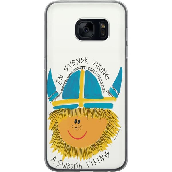 Kompatibelt Mobildeksel til Samsung Galaxy S7 Svensk viking