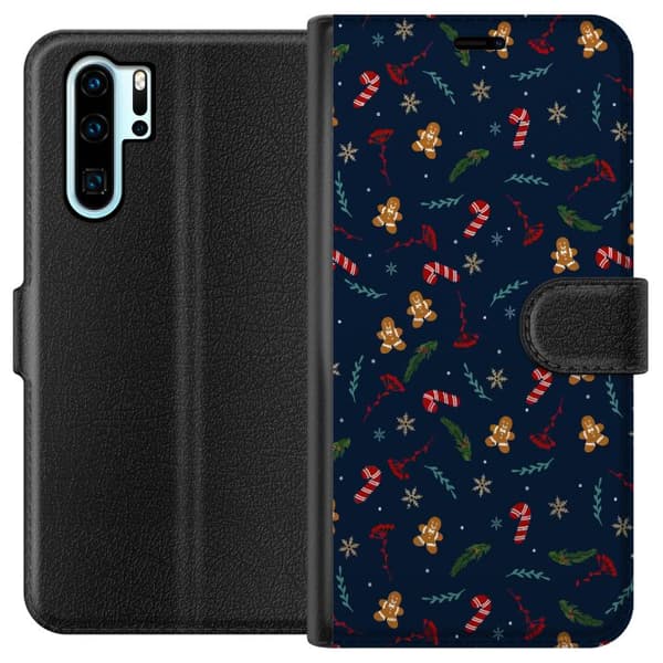 Kompatibel Tegnebogsetui til Huawei P30 Pro God Jul
