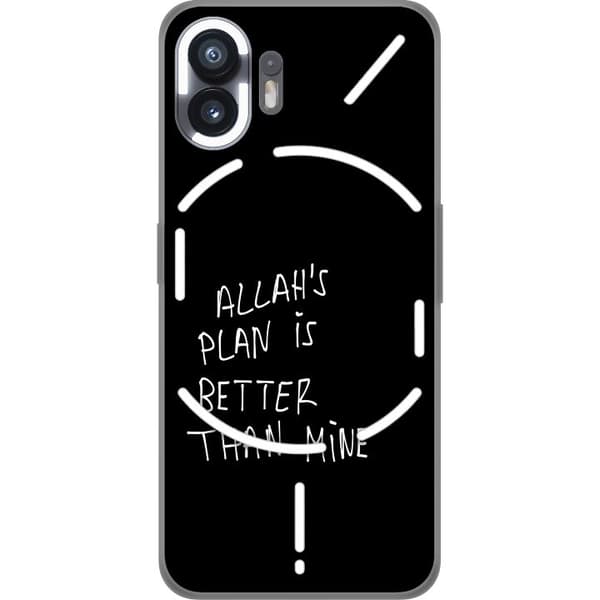 Kompatibel Mobilcover til Nothing Phone (2) Allahs plan är bättre än min