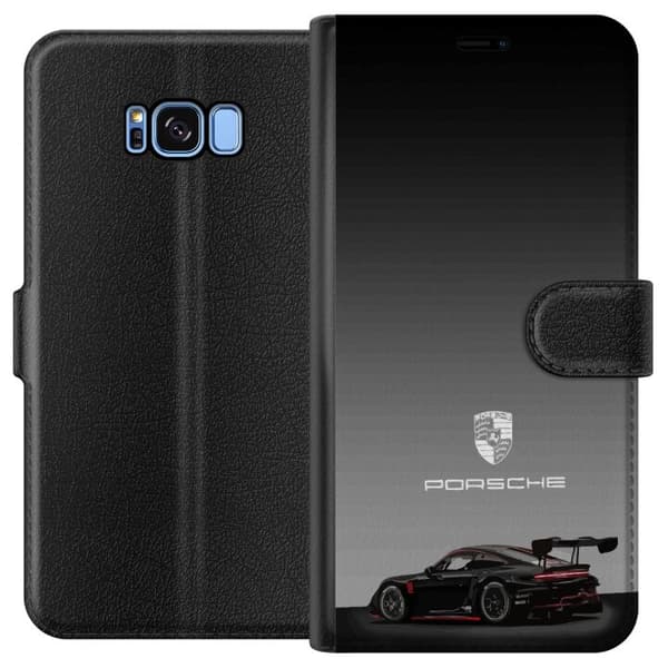 Kompatibelt Plånboksfodral till Samsung Galaxy S8 Porsche