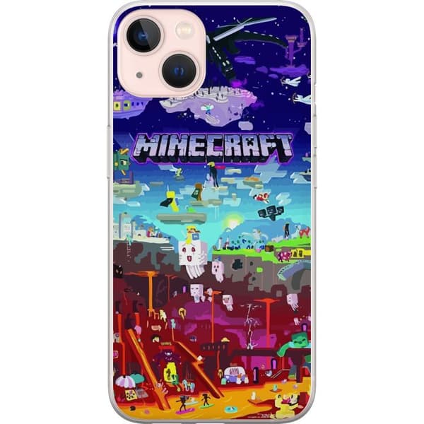 Kompatibelt Mobildeksel til Apple iPhone 13 MineCraft