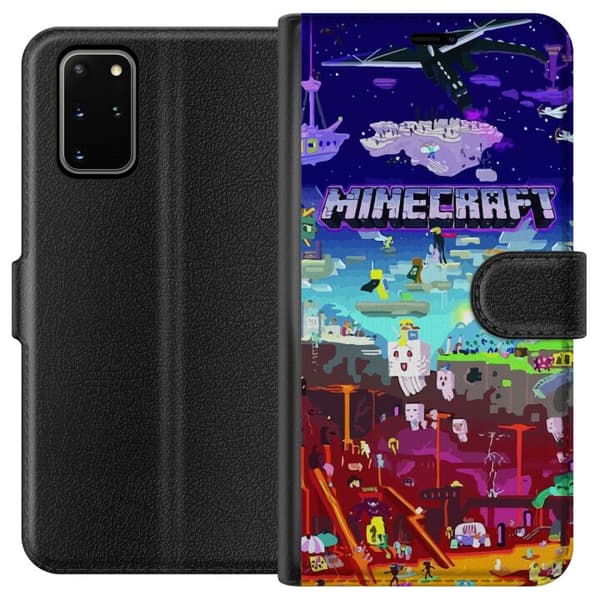 Kompatibelt Plånboksfodral till Samsung Galaxy S20+ Minecraft