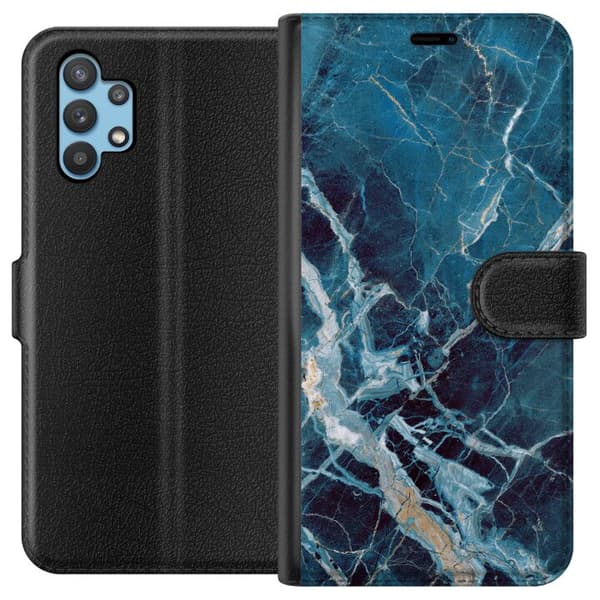 Kompatibelt Plånboksfodral till Samsung Galaxy A32 5G Marmor