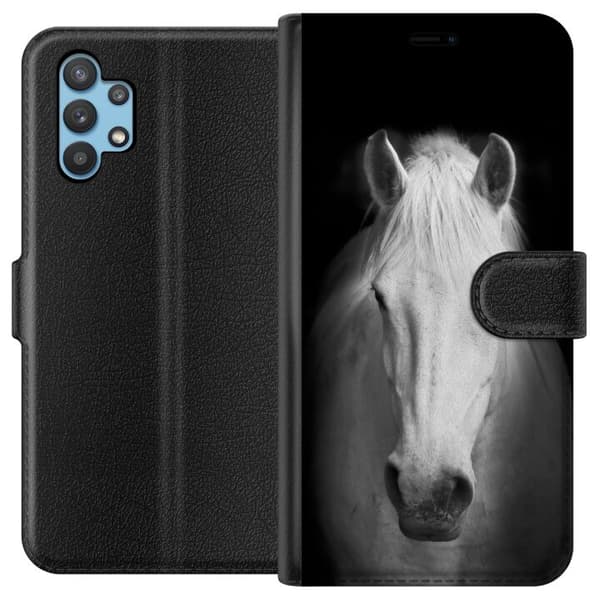 Kompatibelt Plånboksfodral till Samsung Galaxy A32 5G Häst