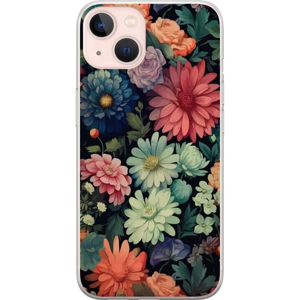 Kompatibelt Mobildeksel til Apple iPhone 13 Blomster