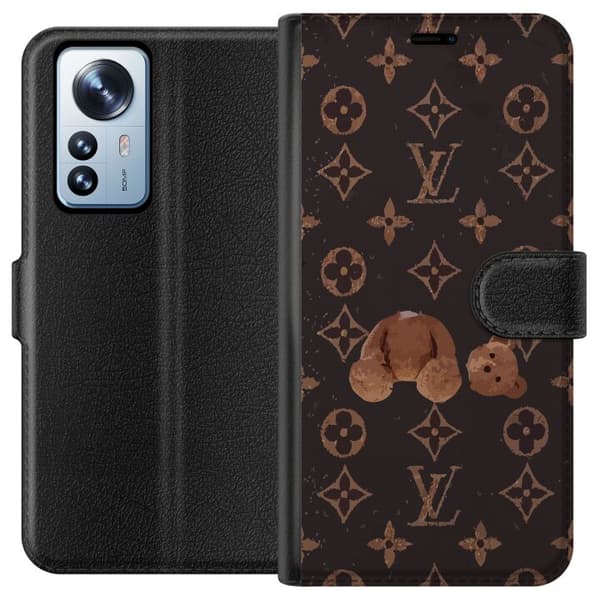 Kompatibelt Plånboksfodral till Xiaomi 12 Pro Louis V Teddy Bear