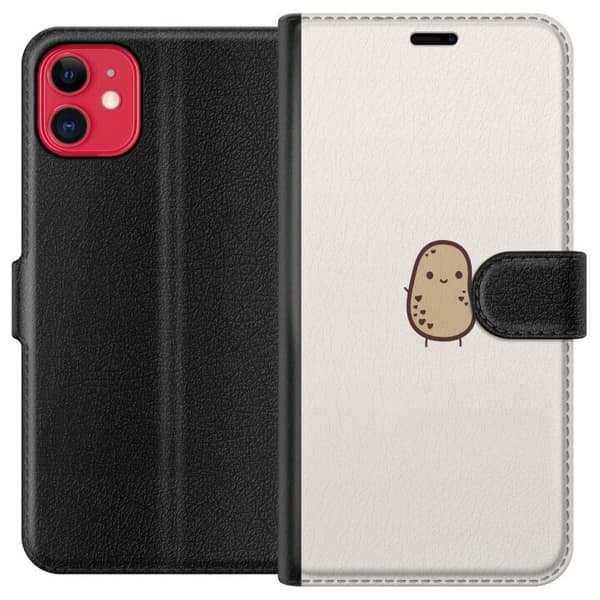 Kompatibelt Plånboksfodral till Apple iPhone 11 Cute Potato