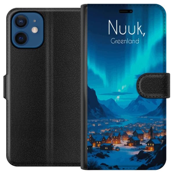 Kompatibelt Lommeboketui til Apple iPhone 12 Nuuk, Grønland