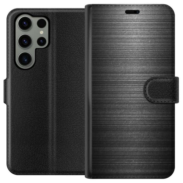 Kompatibel Tegnebogsetui til Samsung Galaxy S23 Ultra Metallic