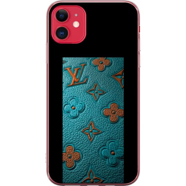 Kompatibelt Mobildeksel til Apple iPhone 11 Elegant monogramdesign med preg av lærfølelse