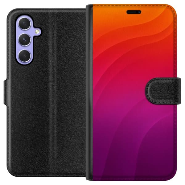 Kompatibelt Lommeboketui til Samsung Galaxy A54 Sunset Waves