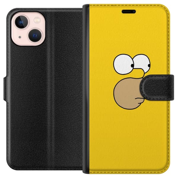 Kompatibelt Plånboksfodral till Apple iPhone 13 mini Homer Simpson