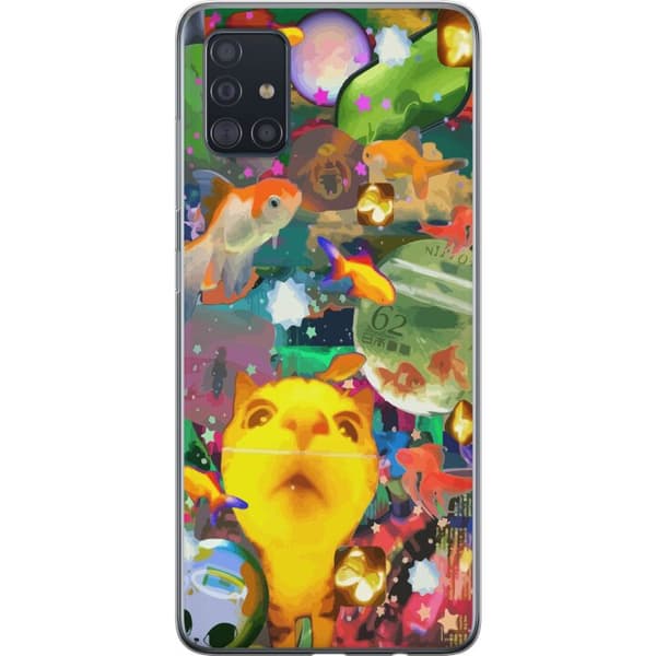 Kompatibelt Mobildeksel til Samsung Galaxy A51 Morsomme dyr
