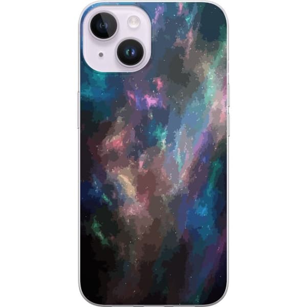 Kompatibelt Mobilskal till Apple iPhone 14 Galaxy Marmor