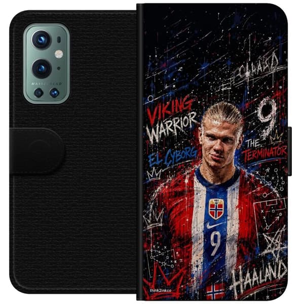 Kompatibel Tegnebogsetui til OnePlus 9 Pro Erling Haaland graffiti