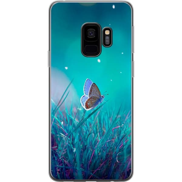 Kompatibelt Mobildeksel til Samsung Galaxy S9 Blå sommerfugl