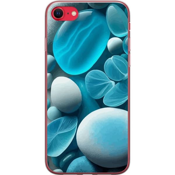Kompatibelt Mobildeksel til Apple iPhone SE (2022) Glassperler