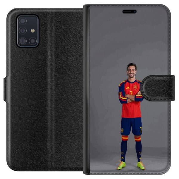 Kompatibel Tegnebogsetui til Samsung Galaxy A51 Ferran Torres