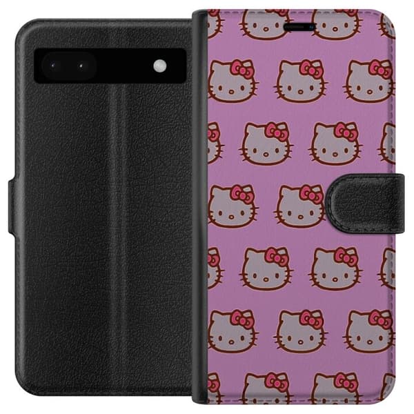 Kompatibelt Plånboksfodral till Google Pixel 6a Hello Kitty