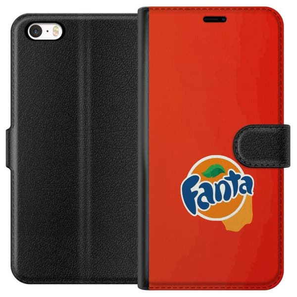 Kompatibel Tegnebogsetui til Apple iPhone SE (2016) Elegant appelsinformation design