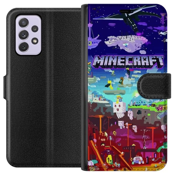 Kompatibelt Lommeboketui til Samsung Galaxy A52s 5G Minecraft