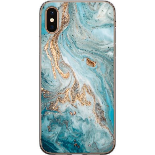 Kompatibelt Mobilskal till Apple iPhone XS Magic Marble