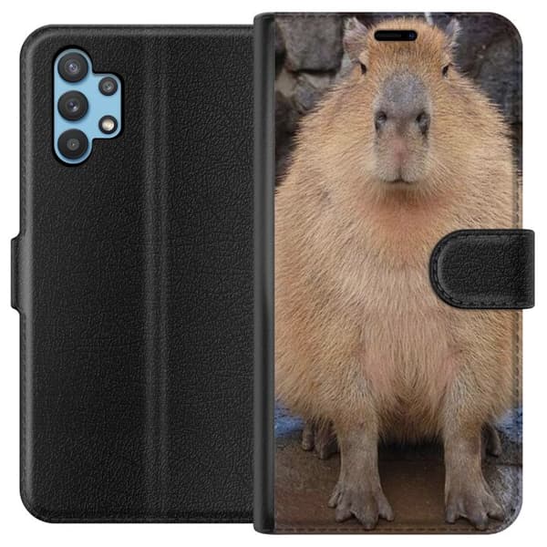 Kompatibelt Plånboksfodral till Samsung Galaxy A32 5G Capybara