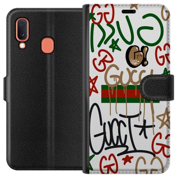 Kompatibelt Plånboksfodral till Samsung Galaxy A20e Guggi Graffiti