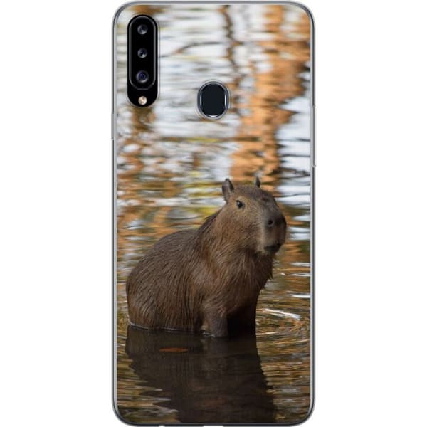 Kompatibelt Mobilskal till Samsung Galaxy A20s Capybara