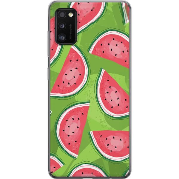 Kompatibelt Mobilskal till Samsung Galaxy A41 Vattenmelon