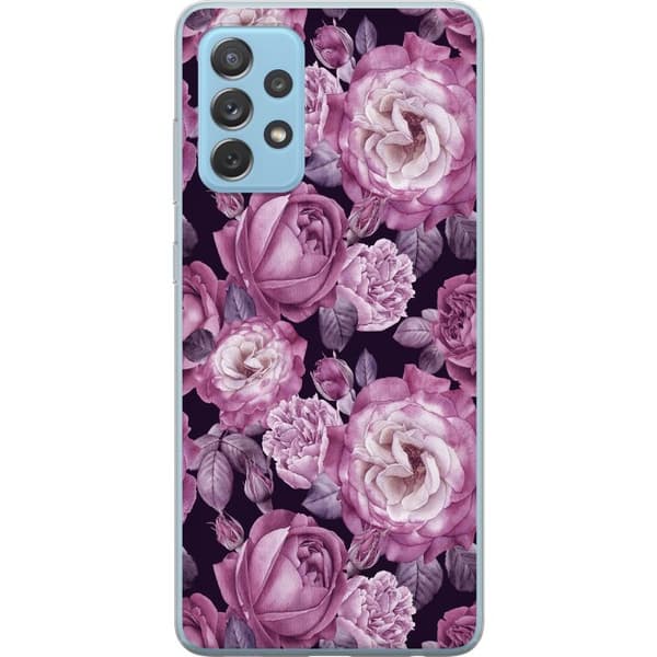 Kompatibelt Mobilskal till Samsung Galaxy A52 5G Blommor