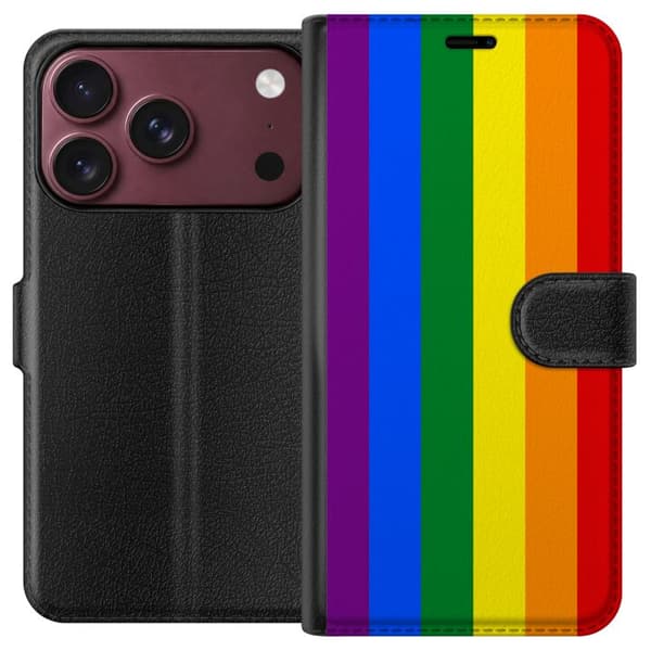 Kompatibelt Plånboksfodral till Apple iPhone 18 Pro Max Pride Flagga